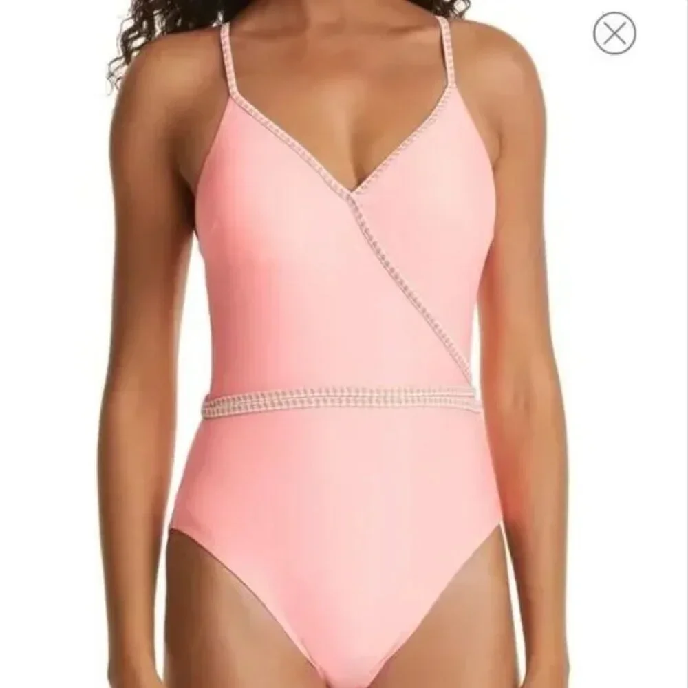 NWOT Lemlem Lena Ballet One Piece Swimsuit - Picture 1 of 8
